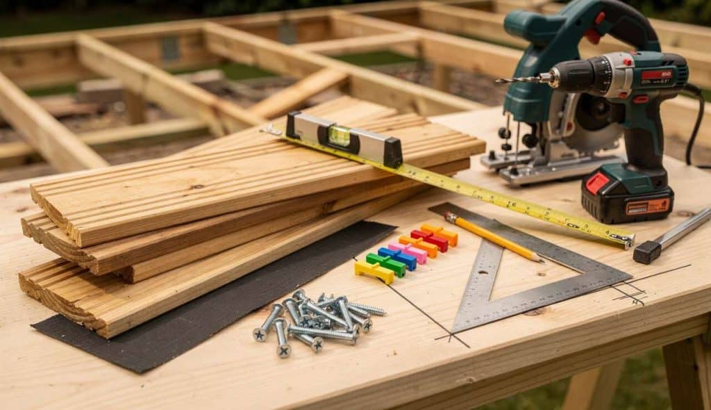 Créer une terrasse en bois surélevée