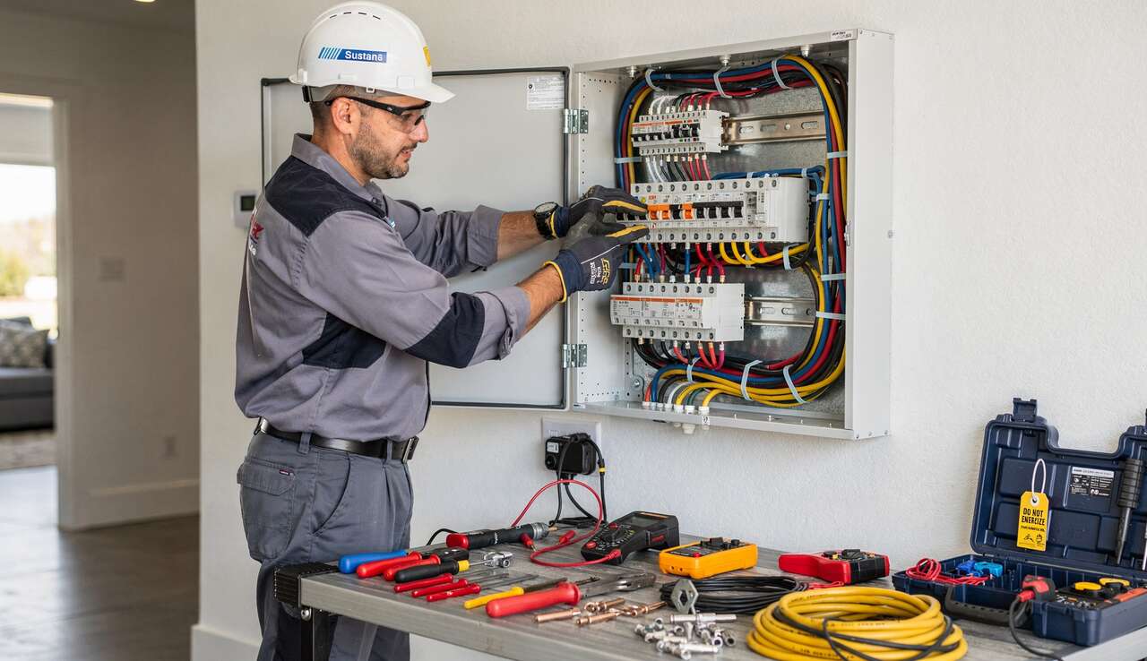 Guide d'installation d'un tableau électrique triphasé