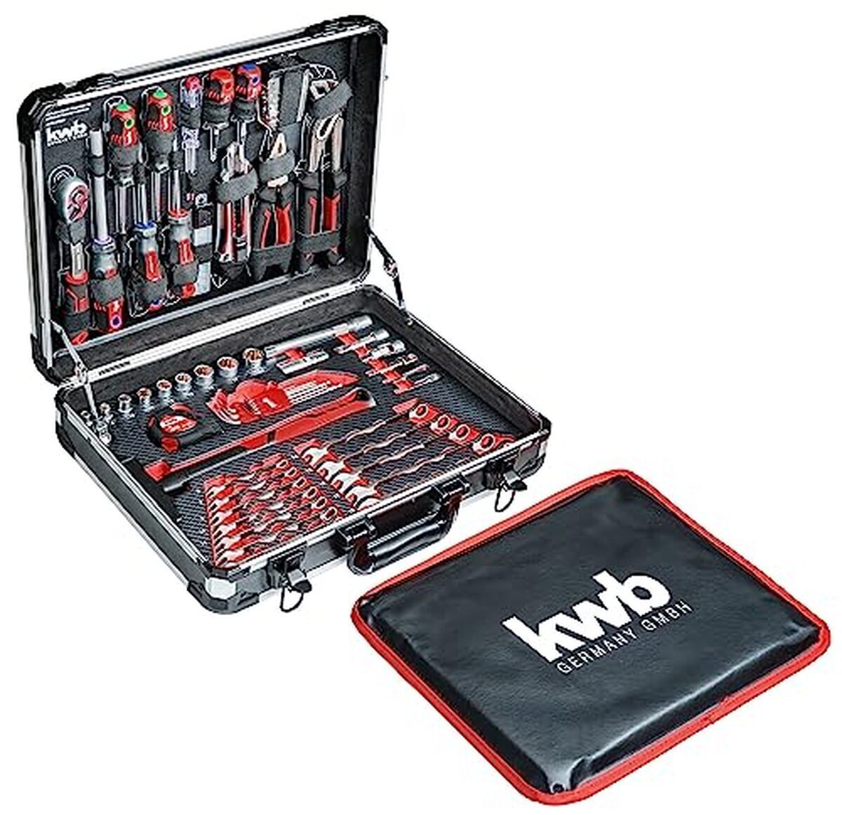 Test de la mallette à outils kwb : 80 pièces de qualité en aluminium robuste