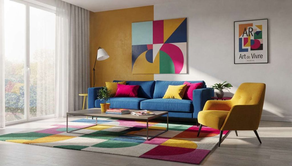 Color Block : associer les Couleurs Vives en Déco Design