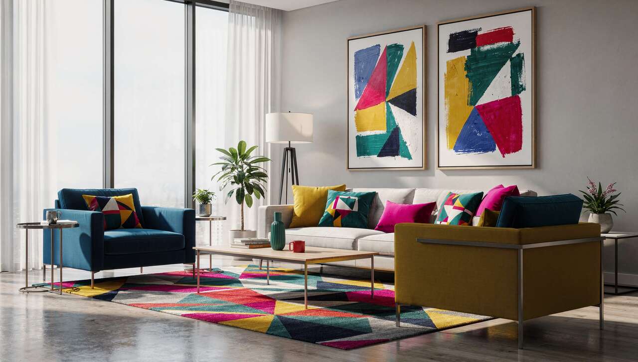 Maximiser l'impact avec le color block en d&eacute;coration