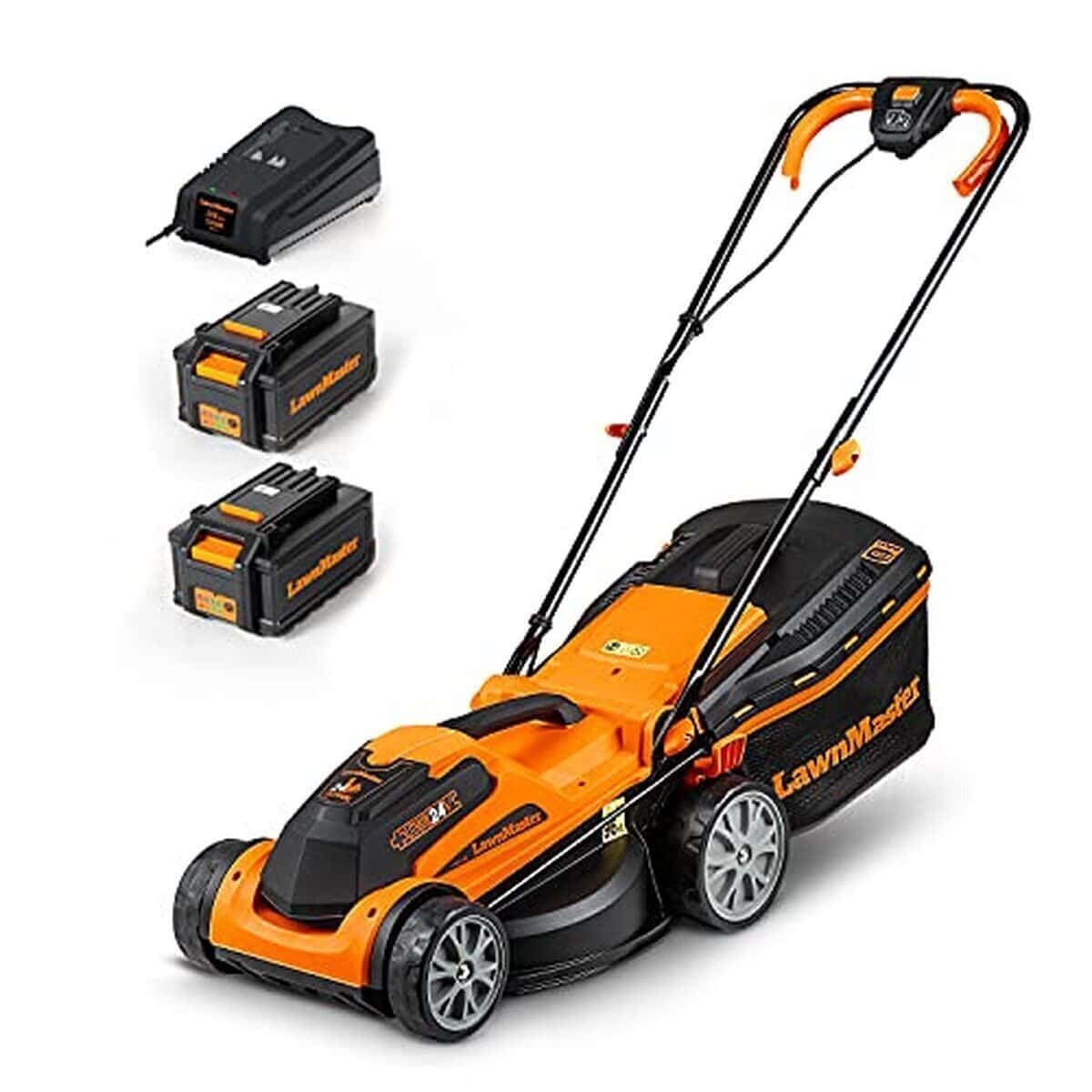 Test : tondeuse LawnMaster CLMF2434G sans fil 24V pour 300m²