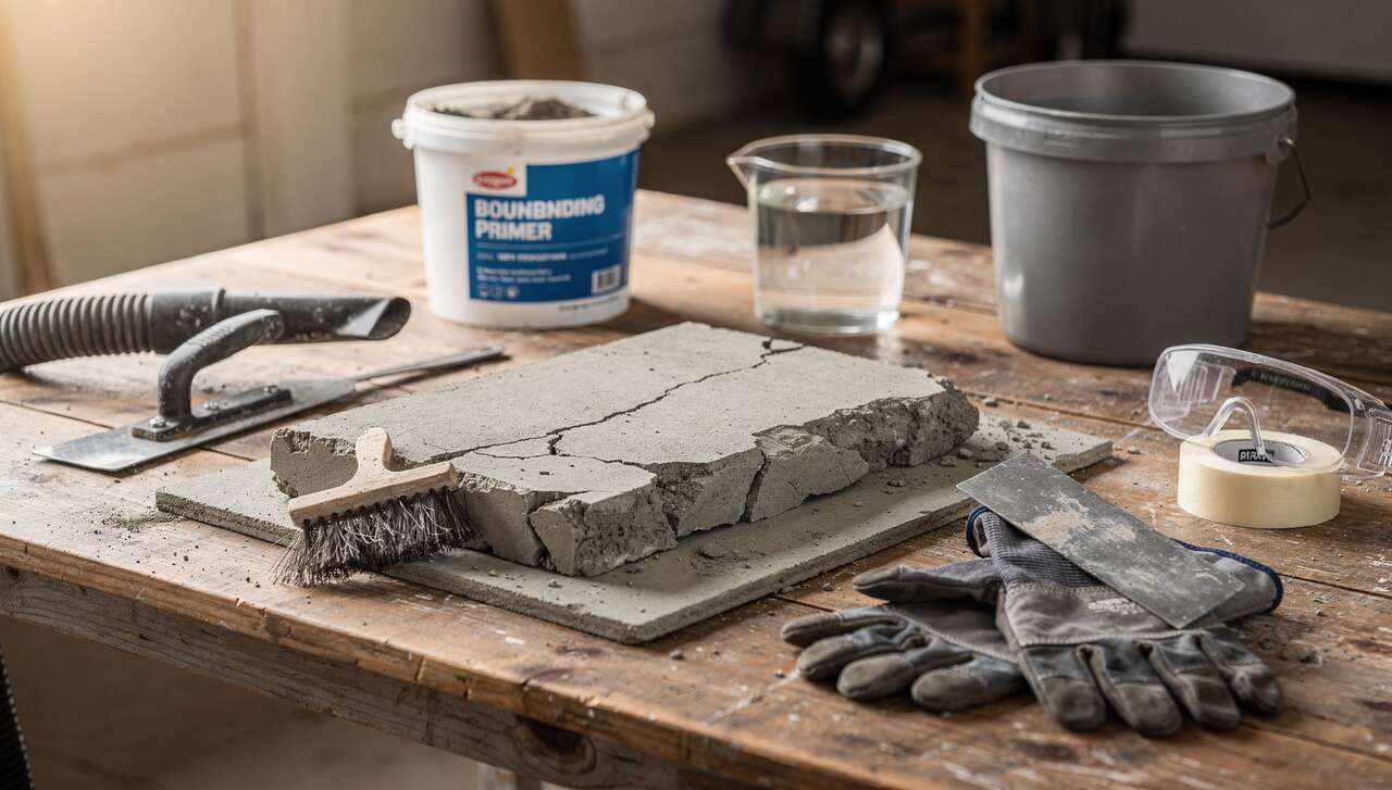 Réparer une dalle de béton qui s'effrite : guide complet
