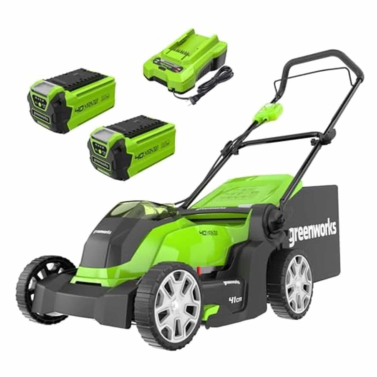 Test de la tondeuse Greenworks G40LM41K2X sans fil : puissance et autonomie