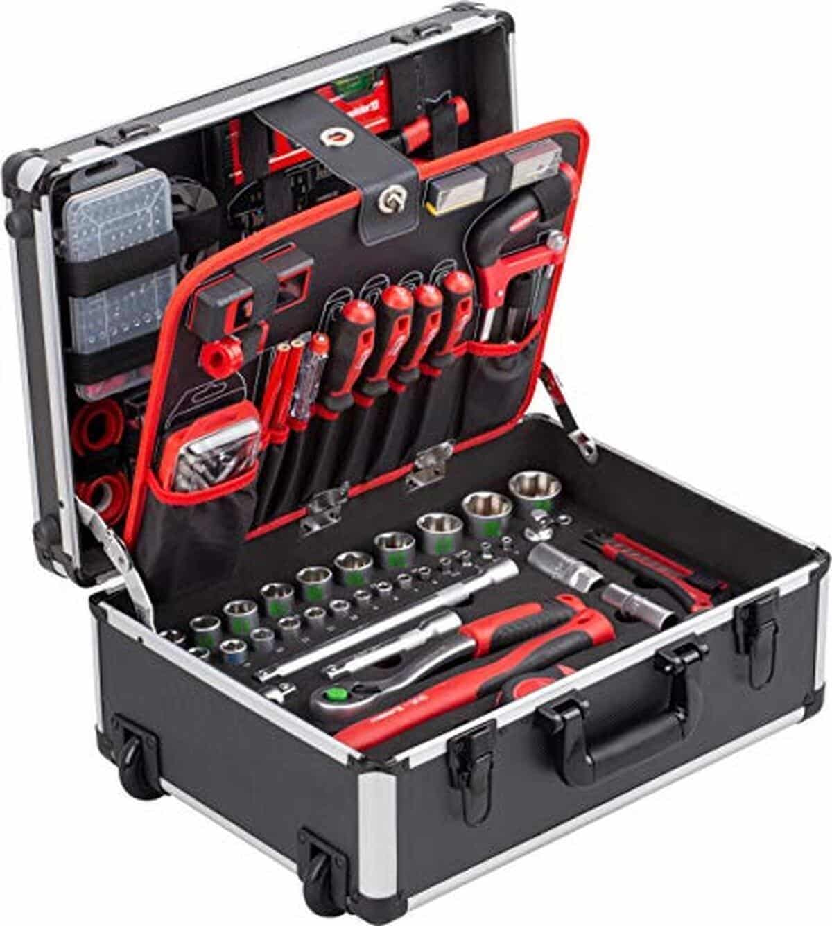 Test : mallette à outils Meister 238 pièces avec roues