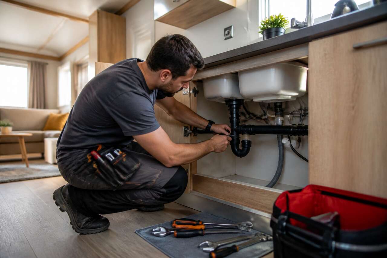 Plomberie pour résidences mobiles : astuces et conseils