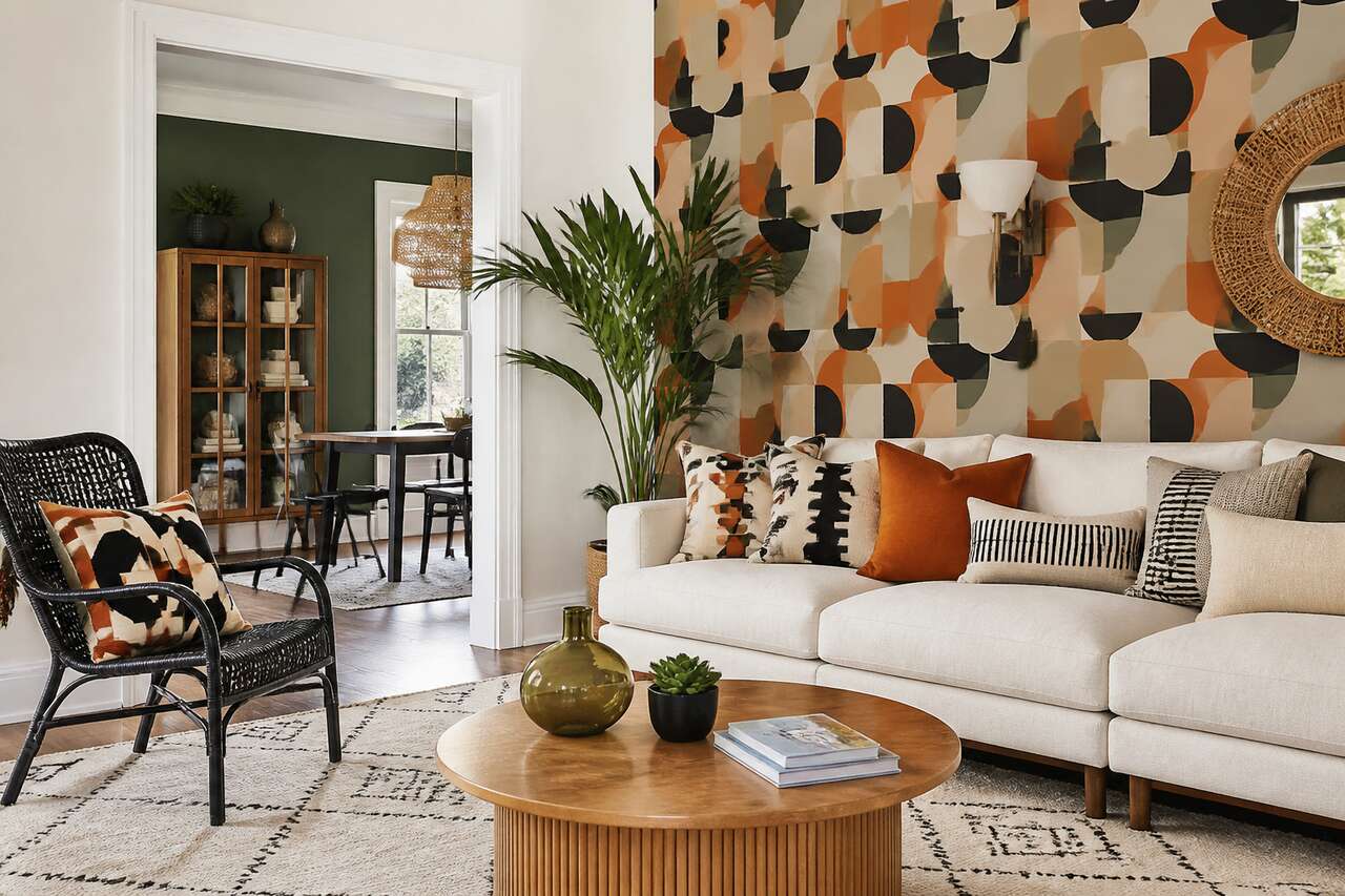 Motifs graphiques : idées déco tendances