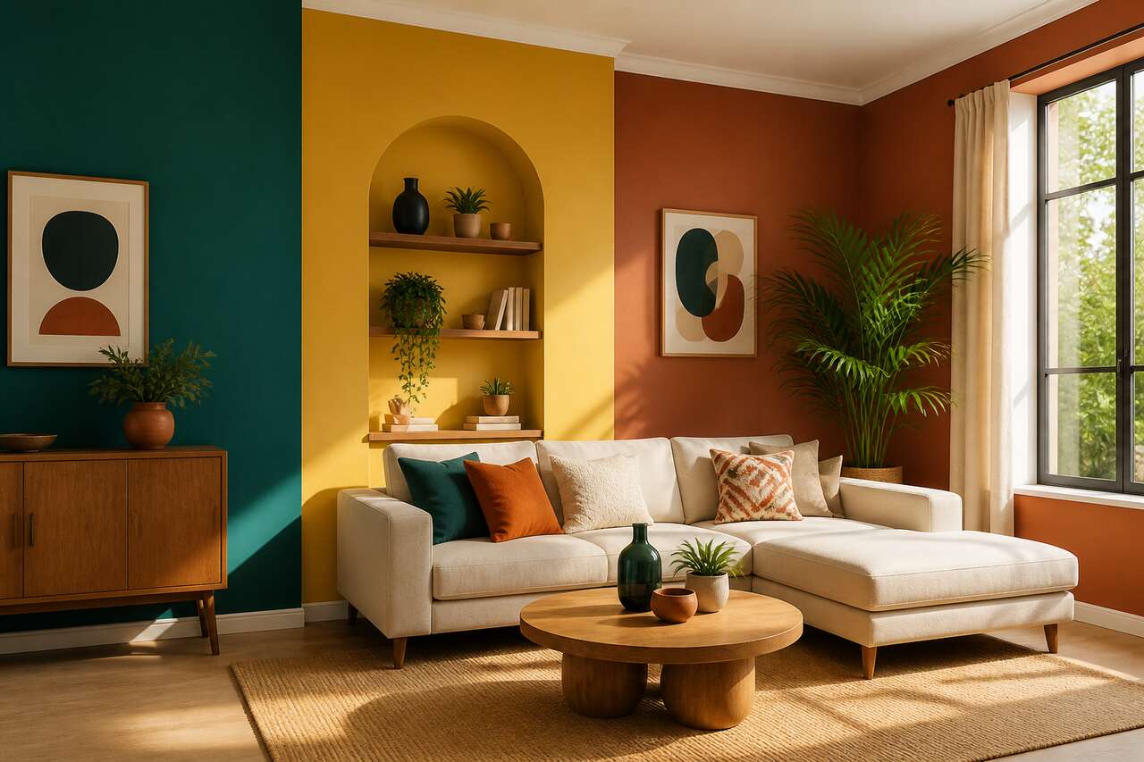 Peindre ses murs de différentes couleurs : astuces déco design
