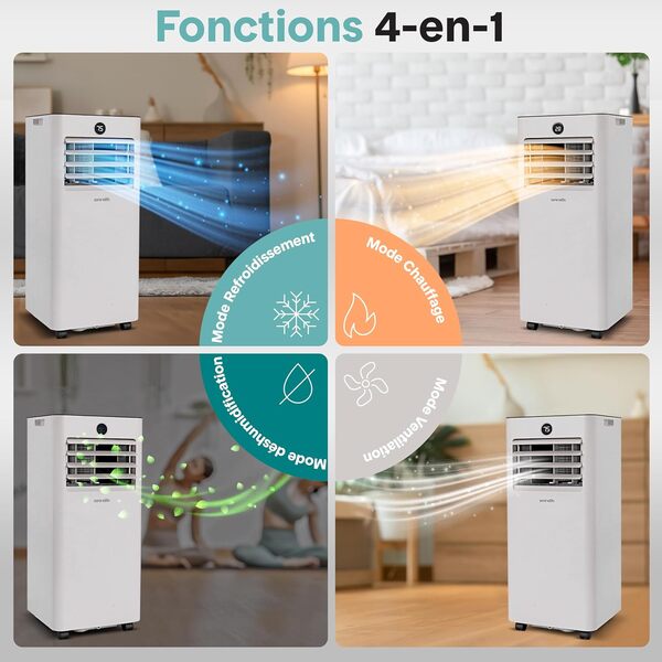 Découvrez notre test du climatiseur portable SereneLife 10K BTU avec wifi et modes multiples : performances, fonctionnalités et verdict final. 