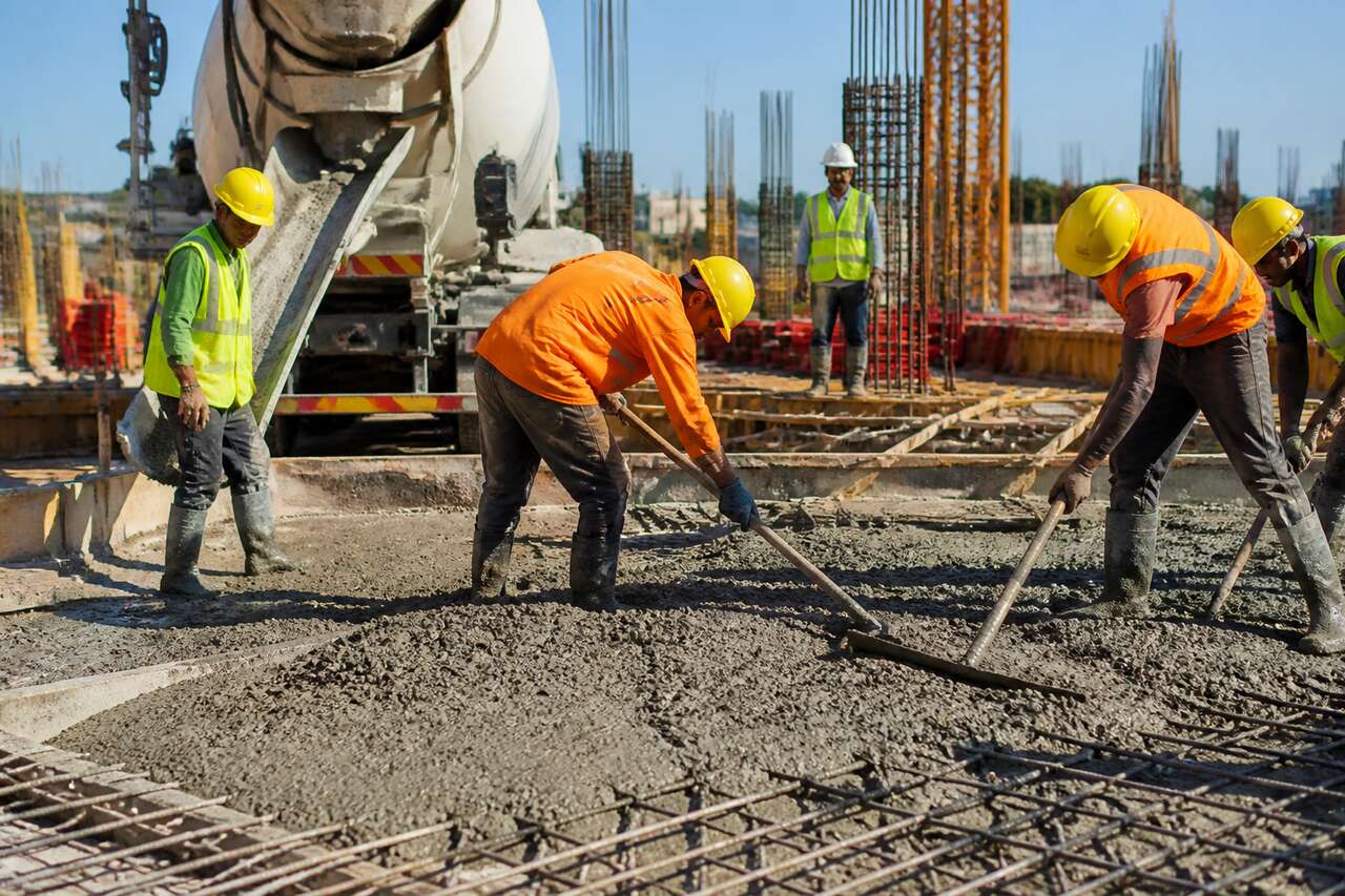 Temps de séchage du béton : guide complet