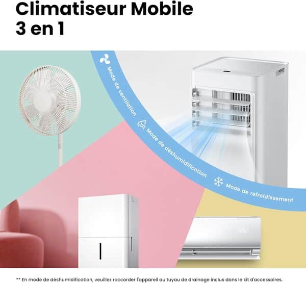 Découvrez notre test complet du climatiseur mobile Monzana MZKA1000 : performances thermiques, connectivité wifi et verdict final pour un confort optimal.