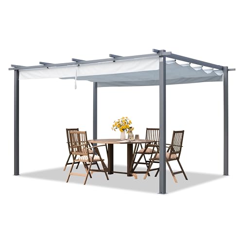 Test de la pergola PRIMEYARD 3×4 m avec toit rétractable