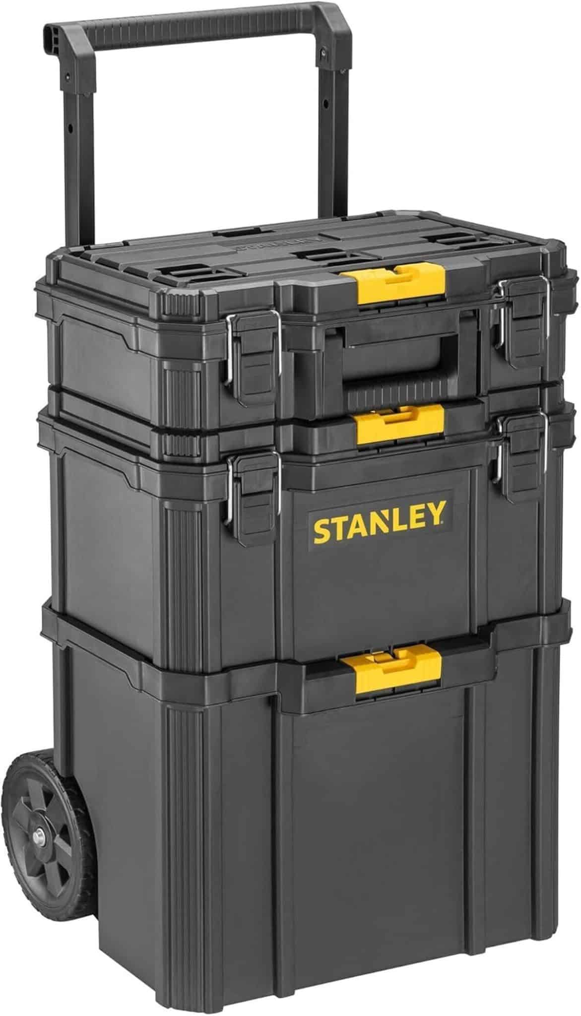 Test de la boîte à outils modulaire 3-en-1 Stanley sur roulettes