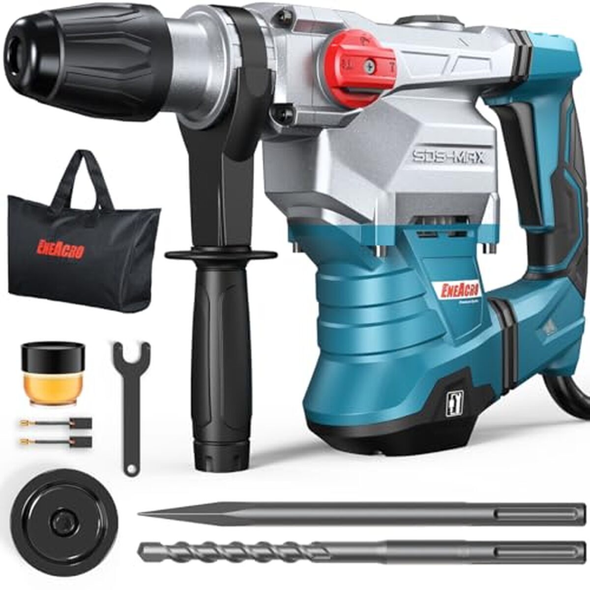 Test du marteau perforateur Eneacro SDS-Max 12J 1500W : puissance et sécurité