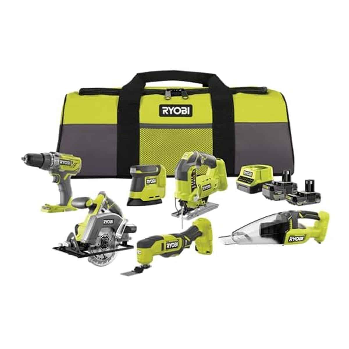 Test kit 6 outils Ryobi 18v One+ RCK186O-242SZL : polyvalence à 50nm