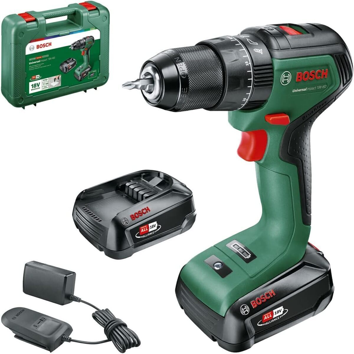 Test perceuse Bosch UniversalImpact 18V-60 : puissance sans fil