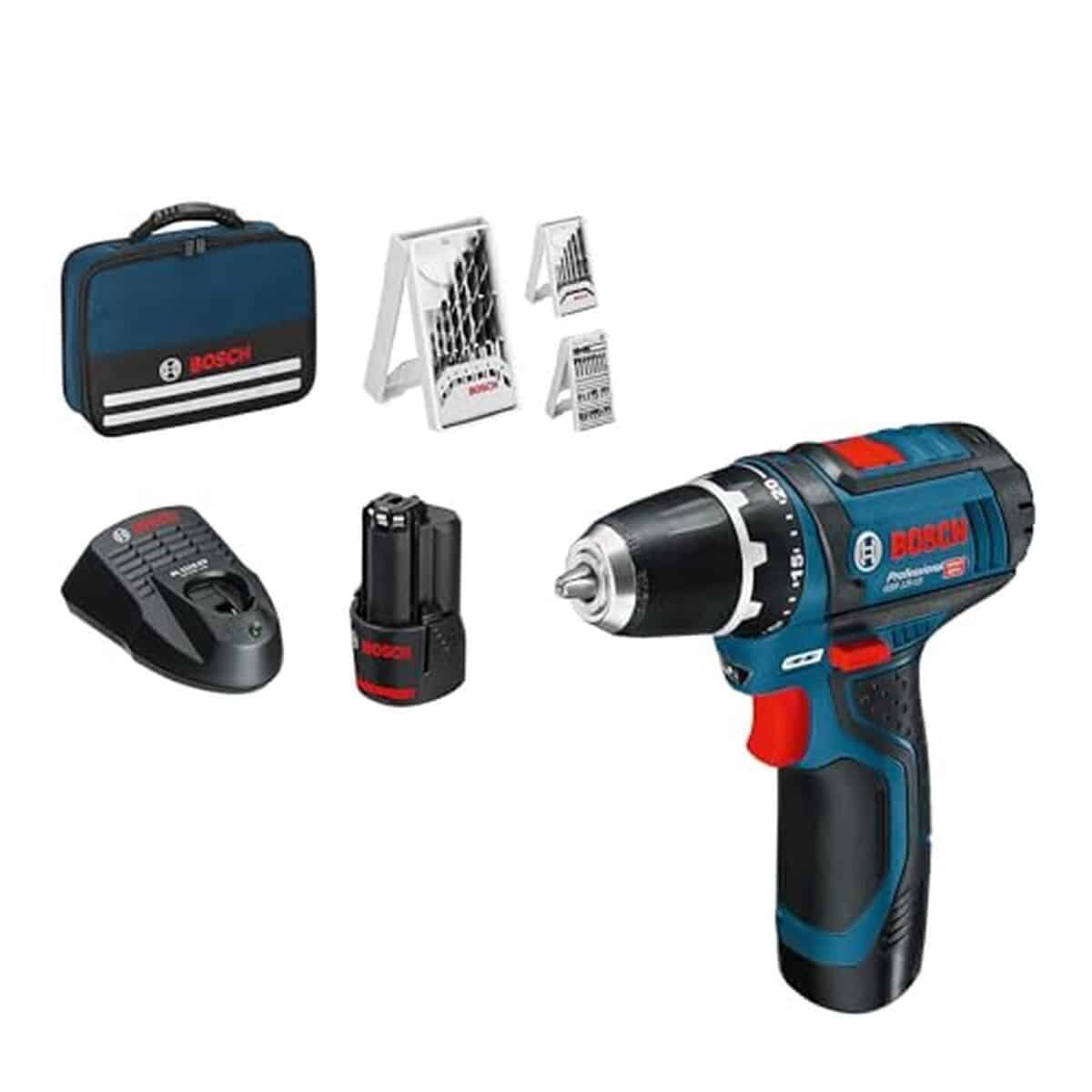 Test : perceuse-visseuse sans fil Bosch GSR 12V-15 complète