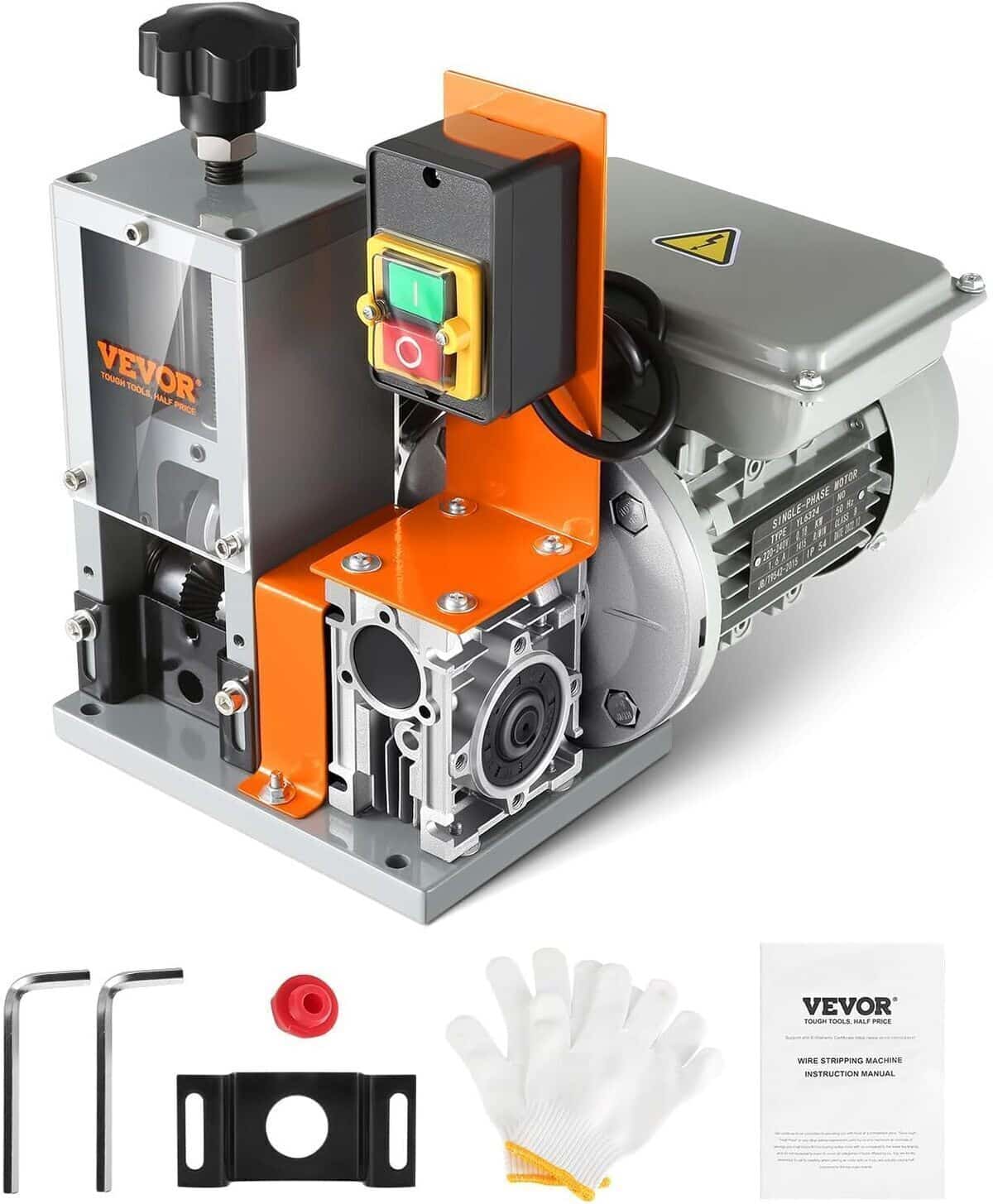 Test : vevor machine à dénuder électrique 180 W pour recyclage cuivre
