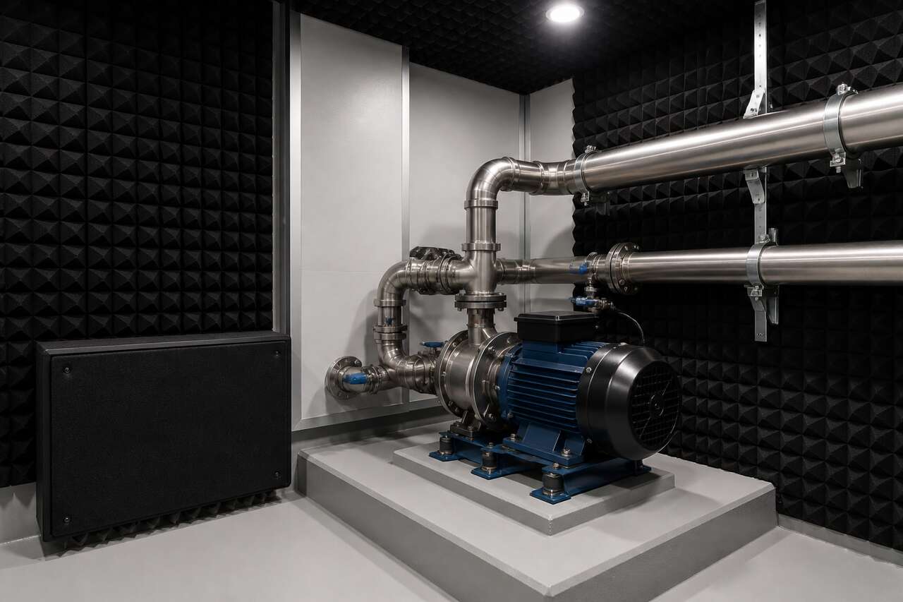 Installer correctement la pompe pour limiter les nuisances sonores