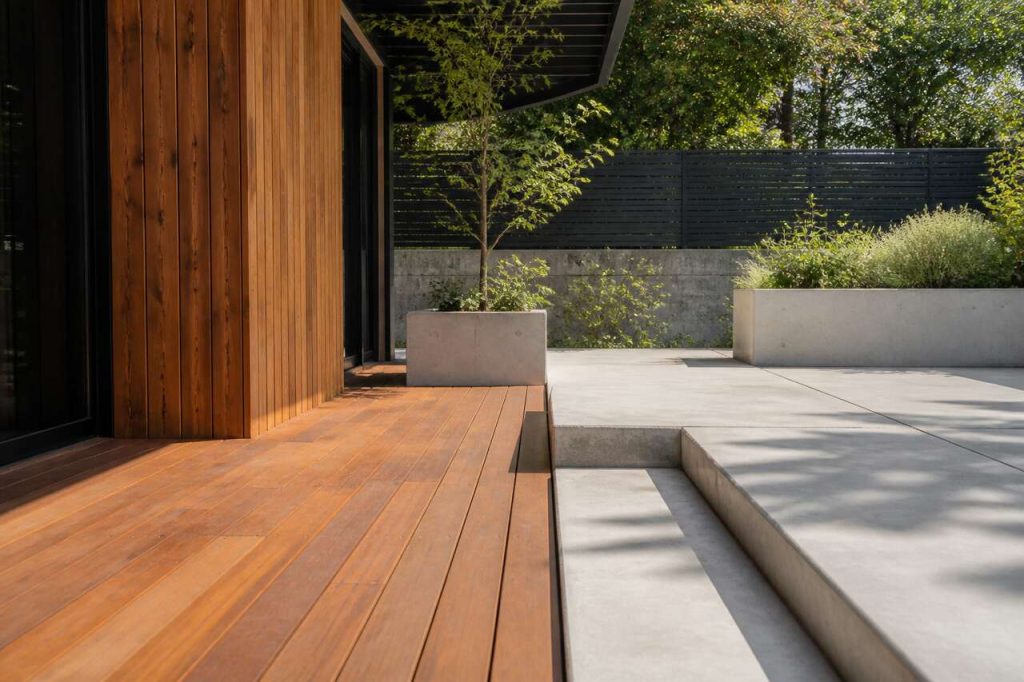 Terrasse bois ou béton : quel matériau choisir ?