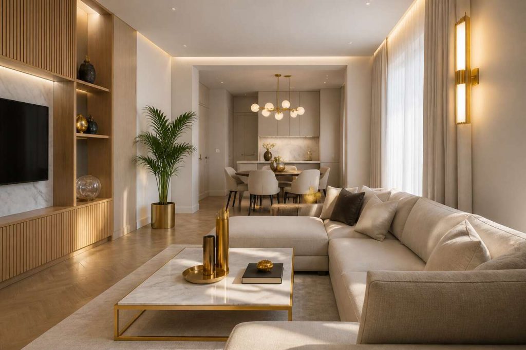 Tendance gold : sublimez votre intérieur avec des touches dorées