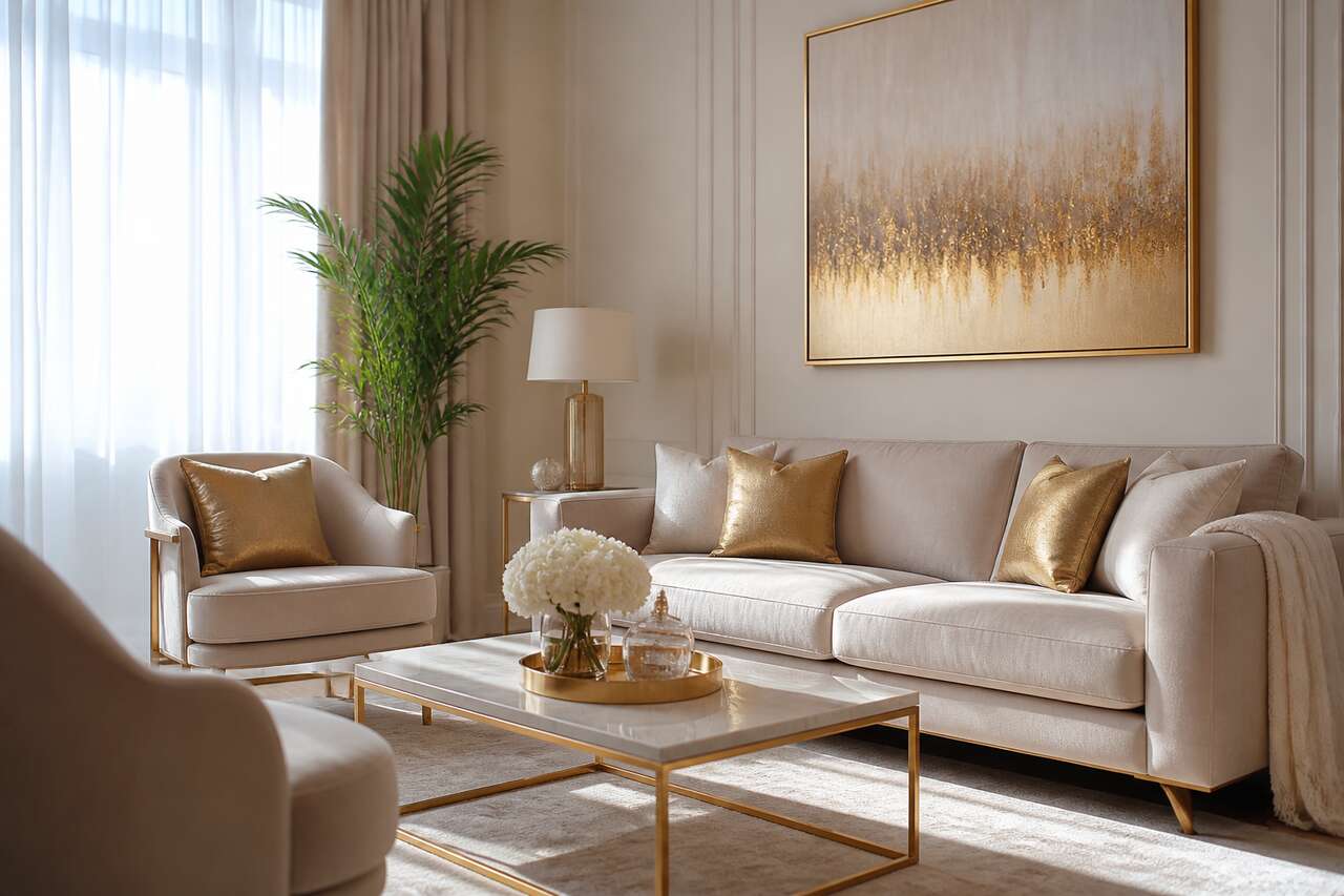Couleur gold: définition, nuances et effets dans la maison Couleur gold: définition, nuances et effets dans la maison