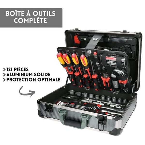 Découvrez notre test complet de la caisse à outils Hanger avec 121 pièces essentielles : qualité, durabilité et performance analysées en détail. 
