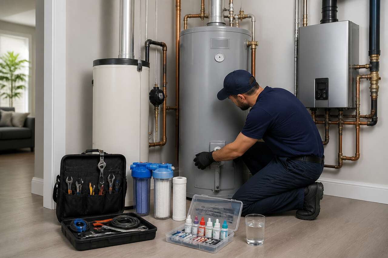 Les points &agrave; surveiller selon le type de chauffe-eau et la duret&eacute; de l&rsquo;eau