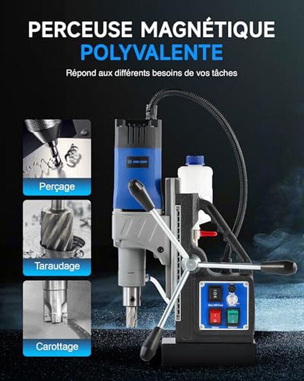 Découvrez notre test complet de la perceuse magnétique Zelcan 1550W. Analyse détaillée de ses performances, puissance et fiabilité pour vos travaux professionnels et bricolage. 