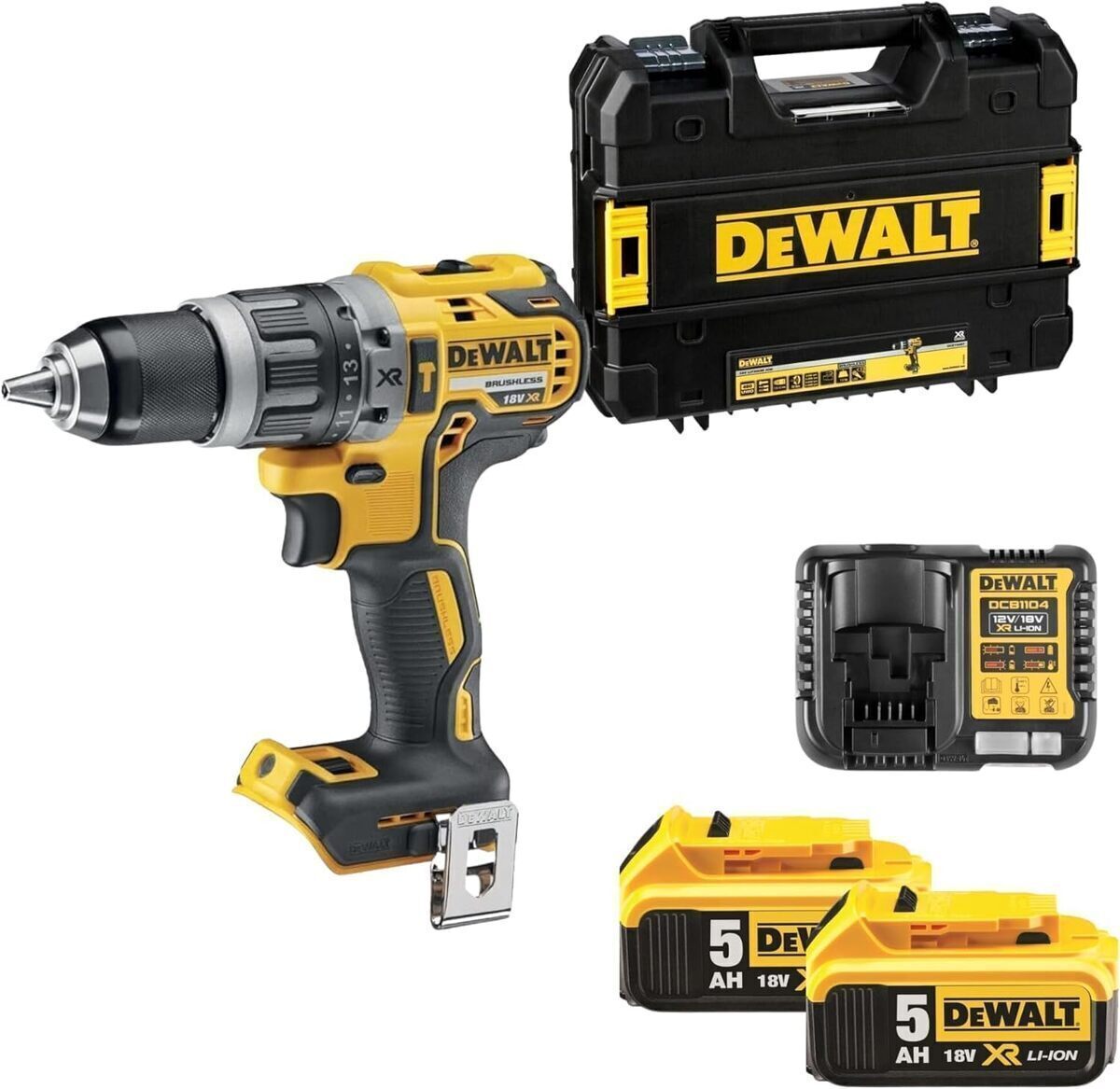 Test de la perceuse visseuse à percussion Dewalt XR 18V DCD796P2-QW
