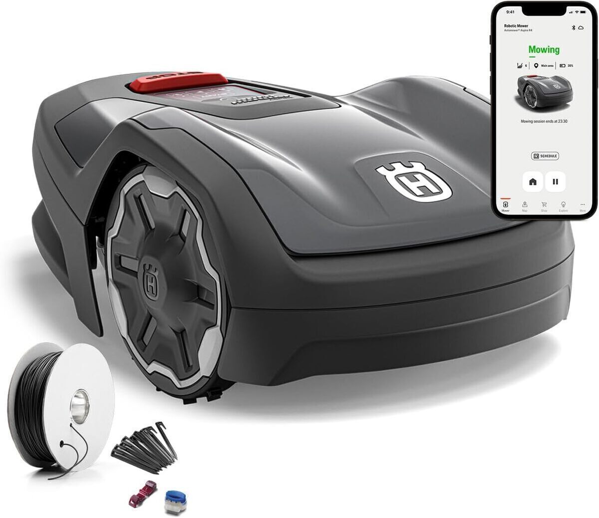 Test de la tondeuse robot Husqvarna Automower Aspire R4 : notre avis complet