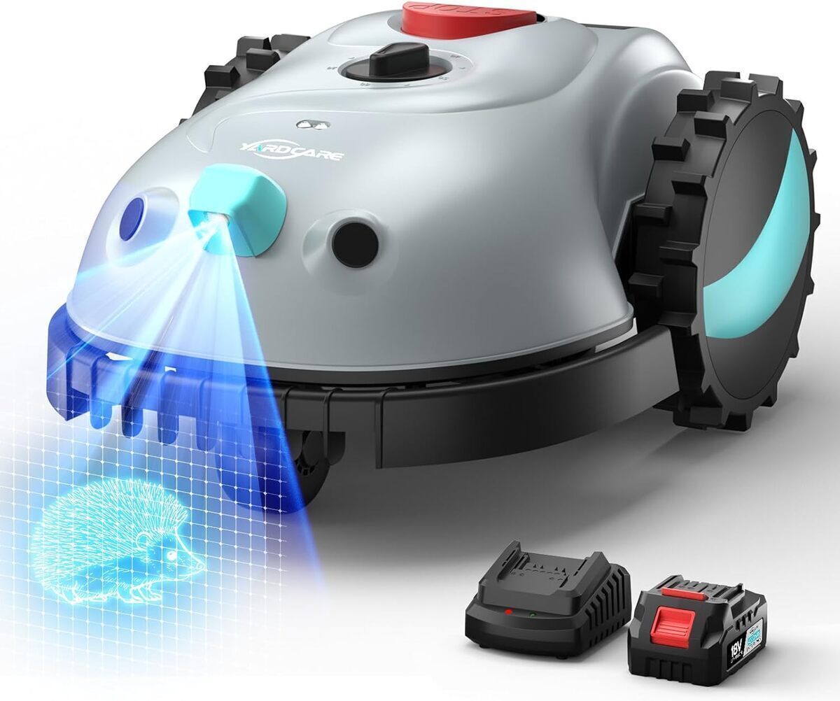 Test du robot tondeuse Yardcare V100 : performance et innovation au jardin