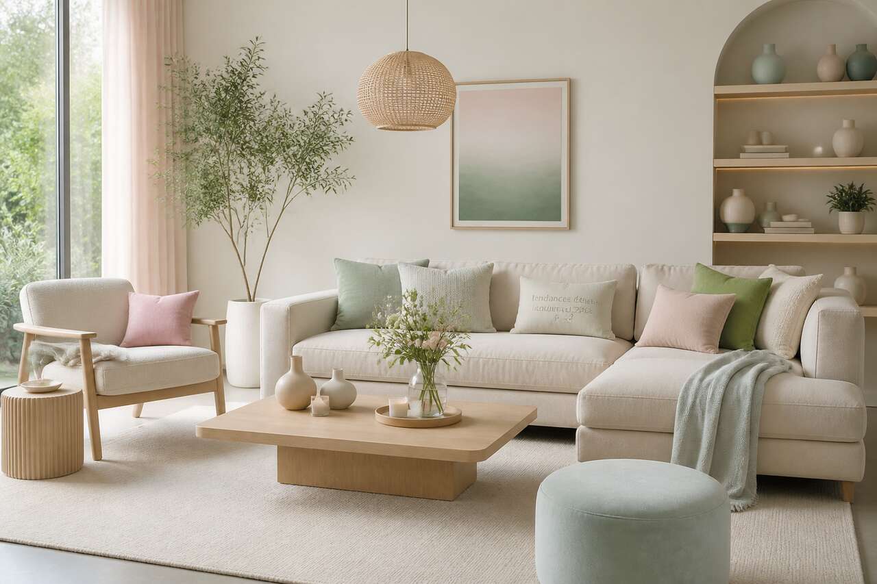 Décoration intérieure : tendances des couleurs pastel en 2026