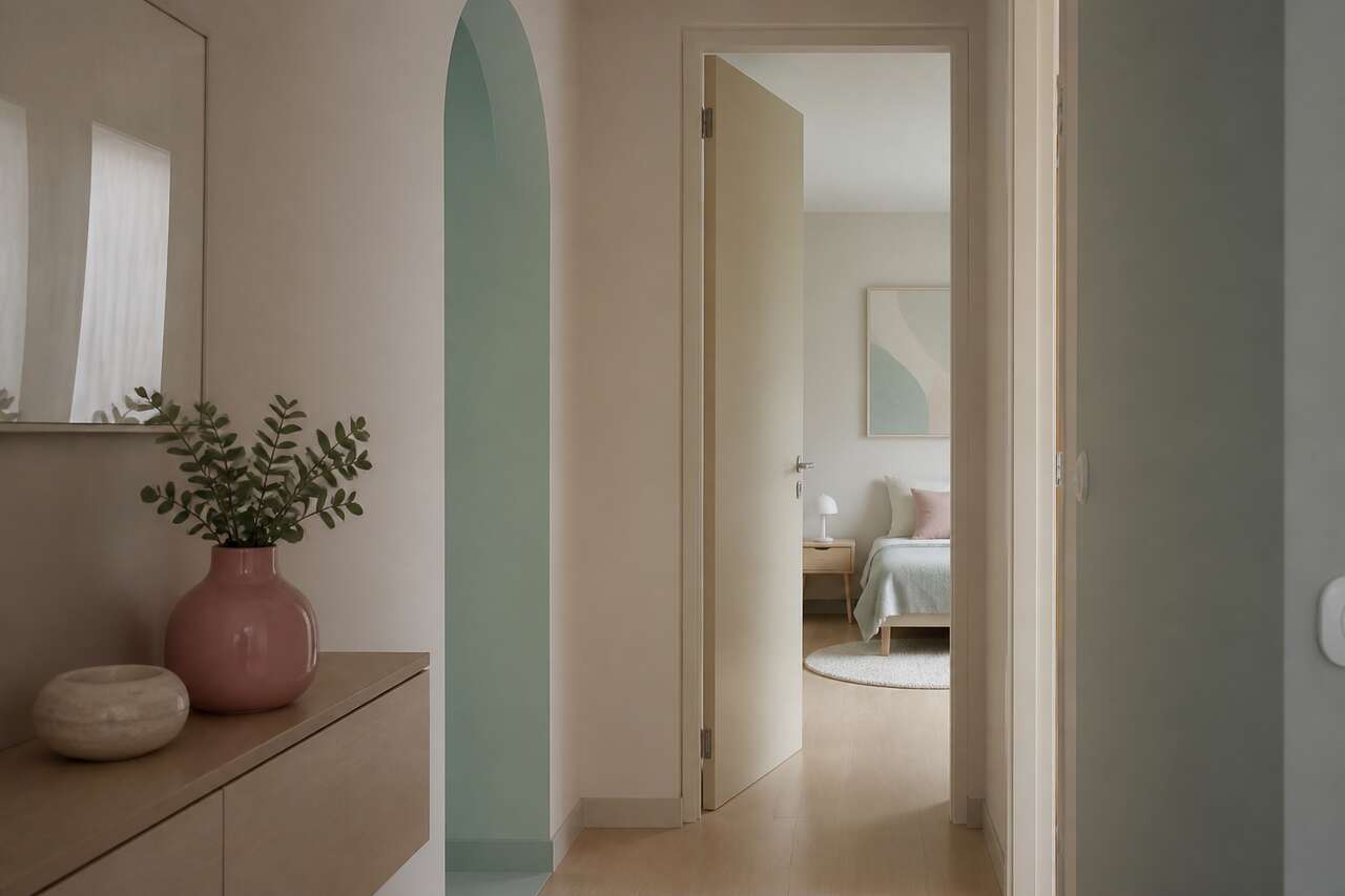 Cas pratiques: couloir, petite pi&egrave;ce et int&eacute;rieur peu lumineux
