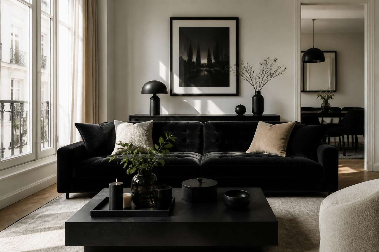 Comment intégrer le noir dans sa déco ?