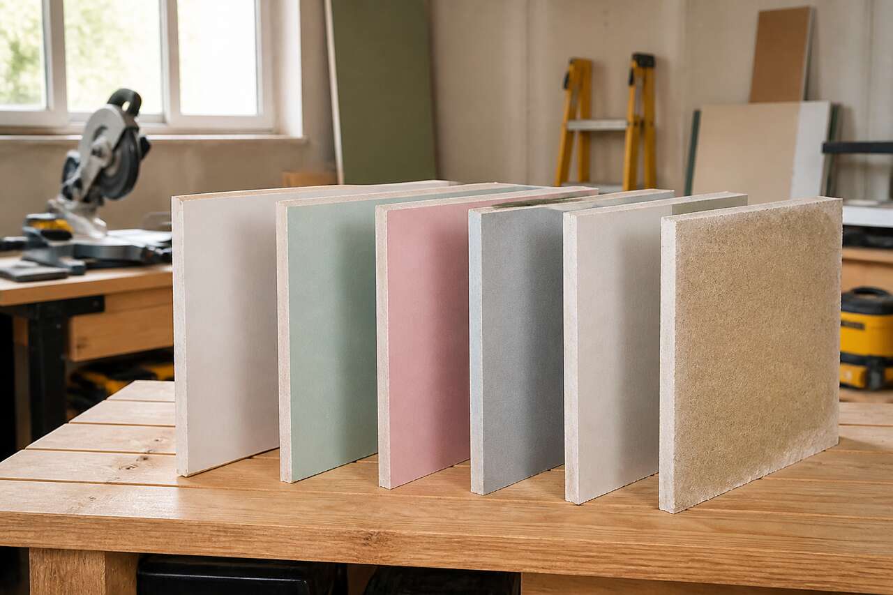 Zoom sur les différents types de plaque de plâtre : guide complet