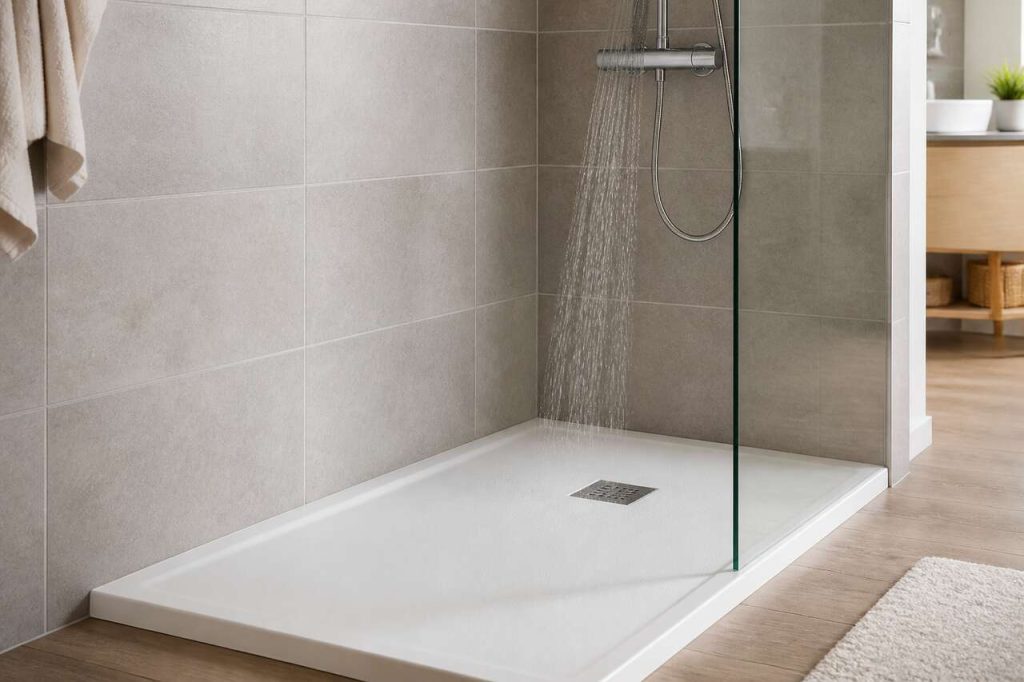Pose receveur de douche : éviter malfaçons et fuites