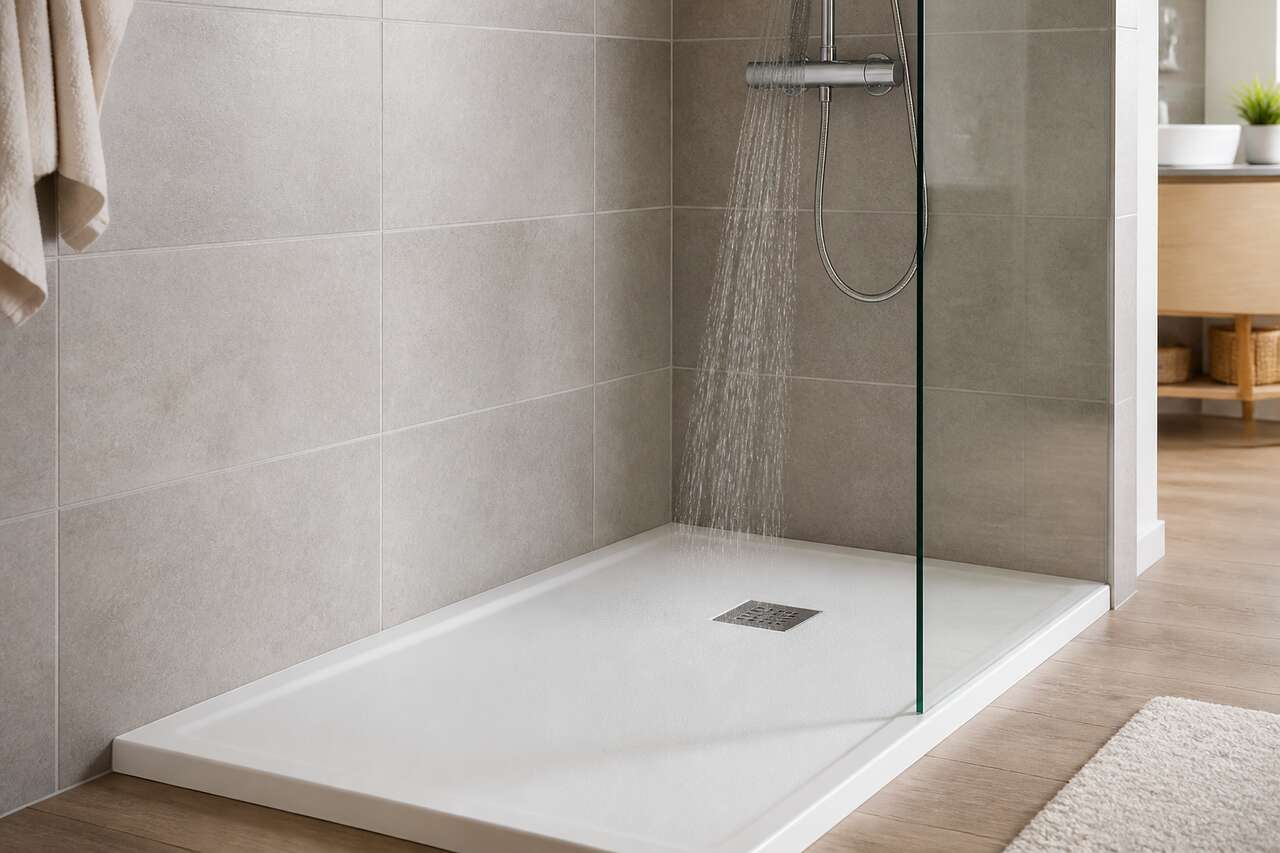 Pose receveur de douche : éviter malfaçons et fuites
