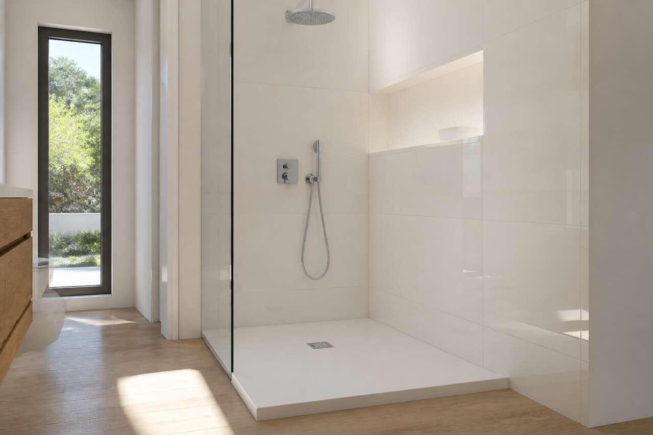 Combien de pieds pour un receveur de douche ?
