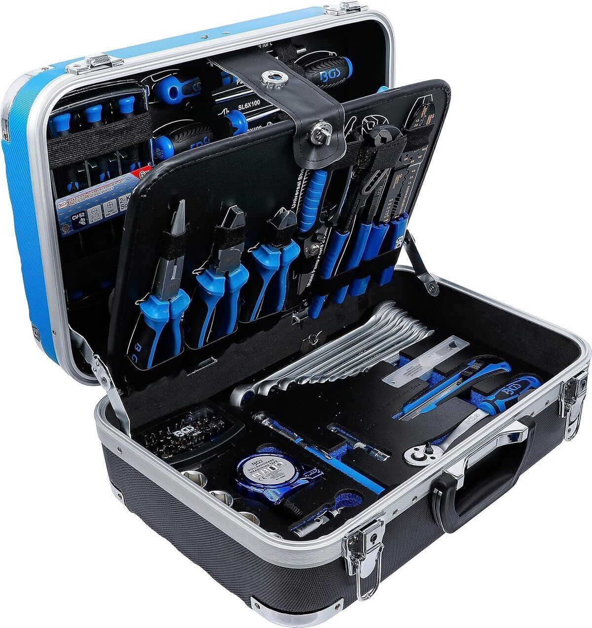 Test de la caisse à outils BGS 15505 : 106 pièces universelles
