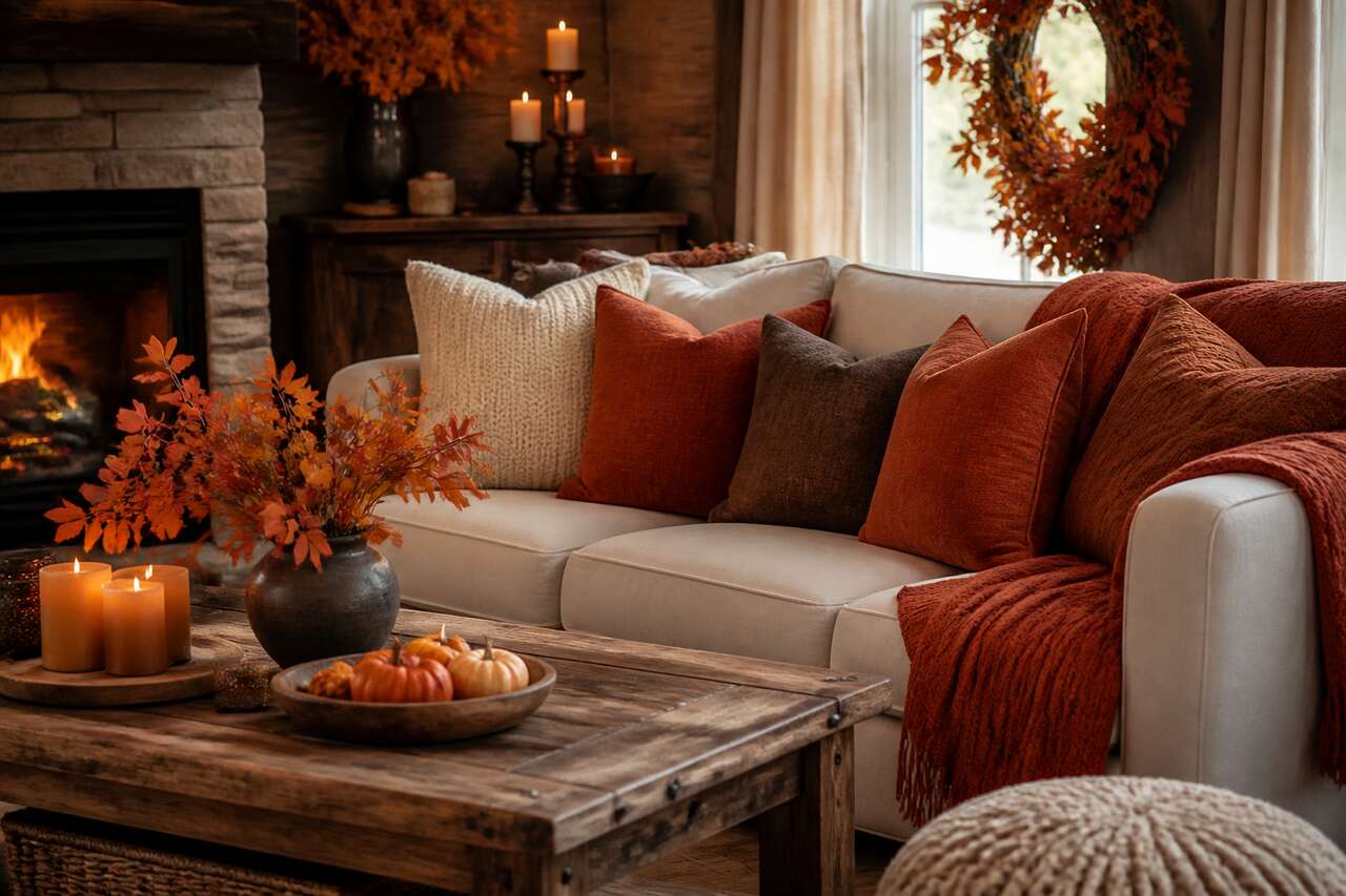 Créer un intérieur cosy aux couleurs d'automne