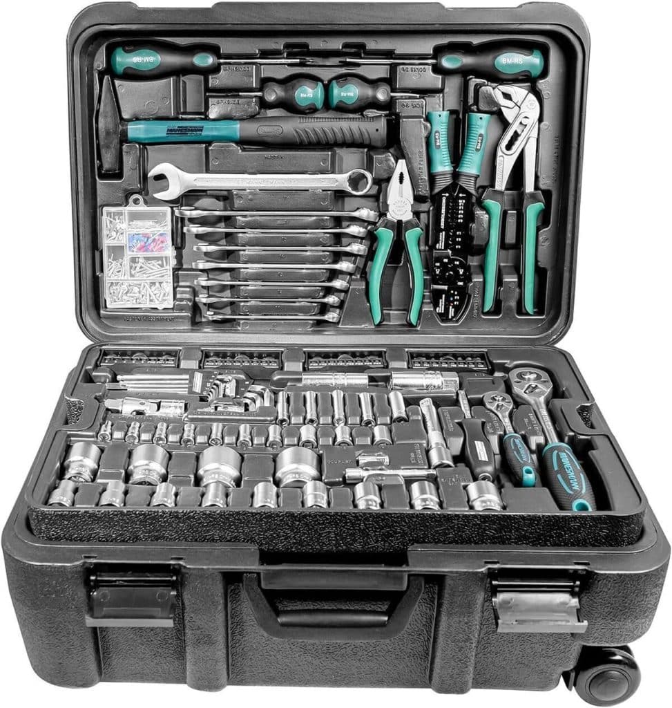 Test de la mallette à outils Mannesmann M29070 : 122 pièces