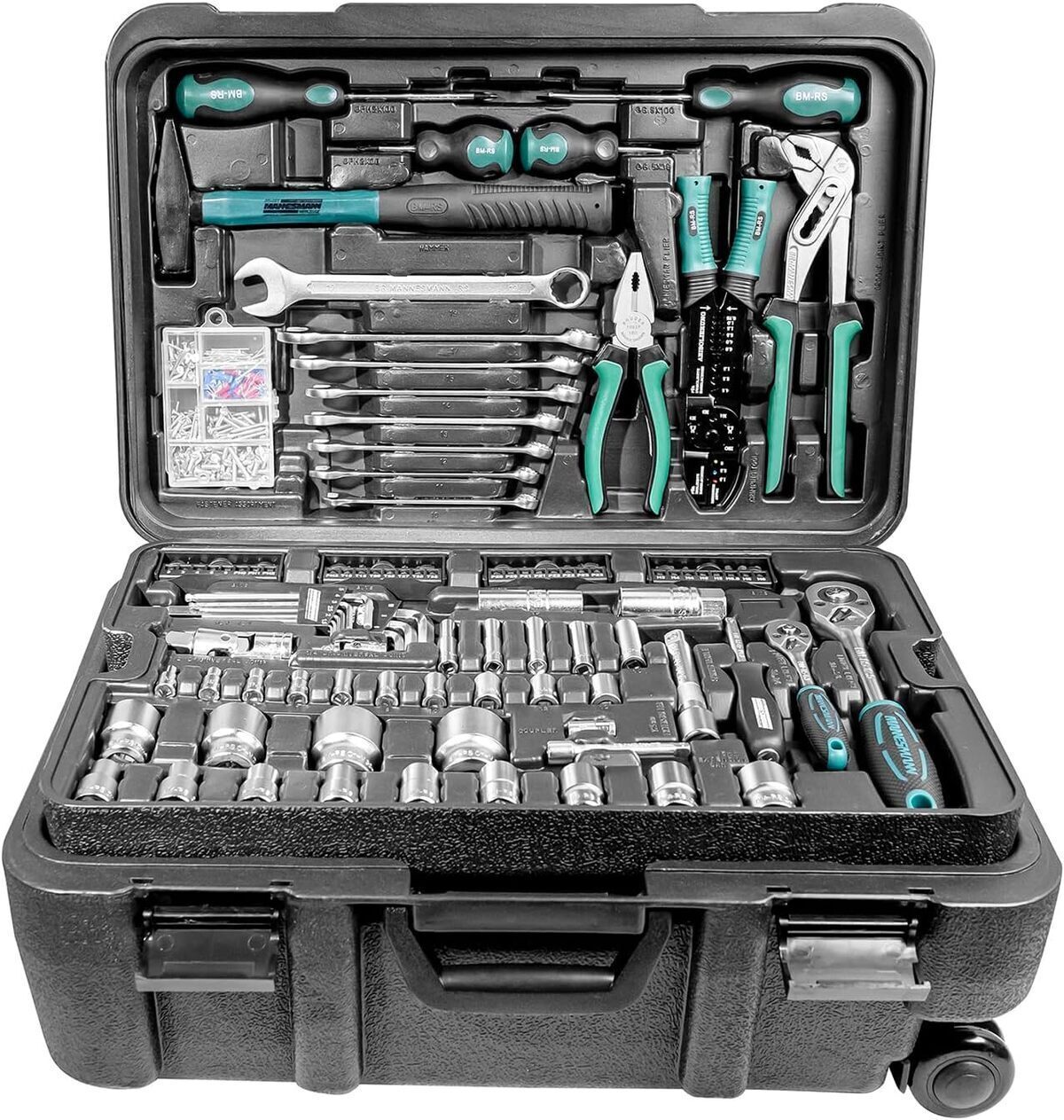 Test de la mallette à outils Mannesmann M29070 : 122 pièces