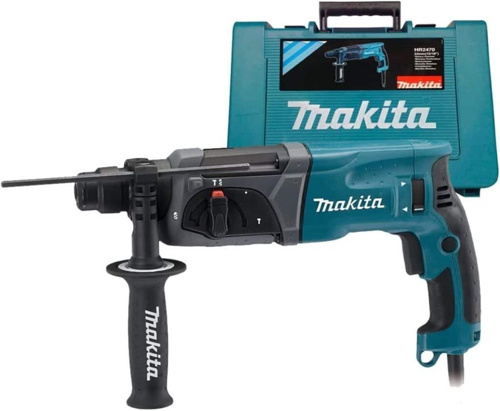 Test du perforateur Makita HR2470 : puissance de 780W et 2, 4 J